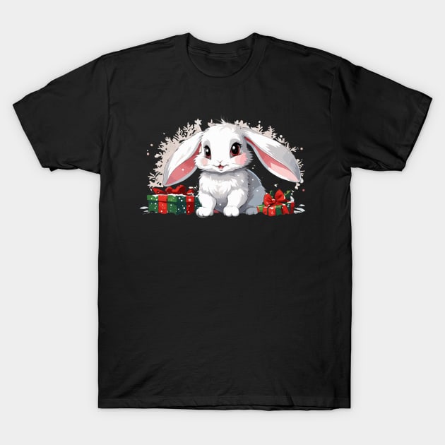 Christmas bunny T-Shirt by la chataigne qui vole ⭐⭐⭐⭐⭐